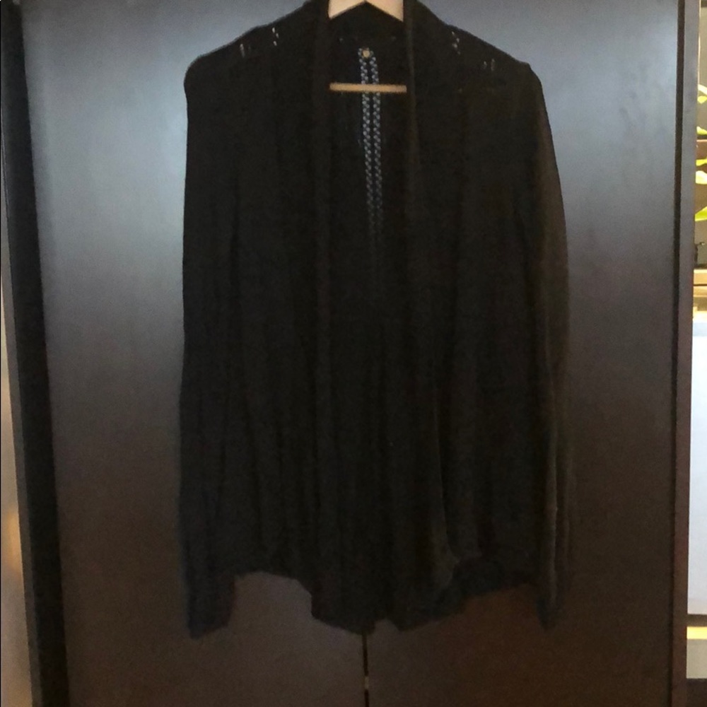 Knitted & Knotted Black Sweater